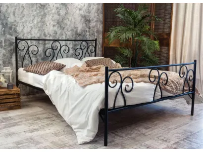 Кованая кровать Francesco Rossi Лацио с двумя спинками