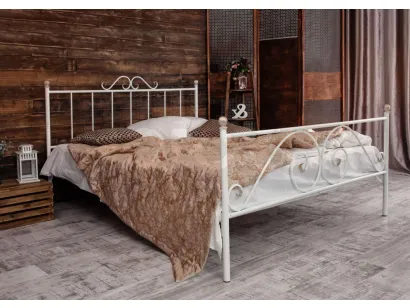 Кованая кровать Francesco Rossi Оливия с двумя спинками